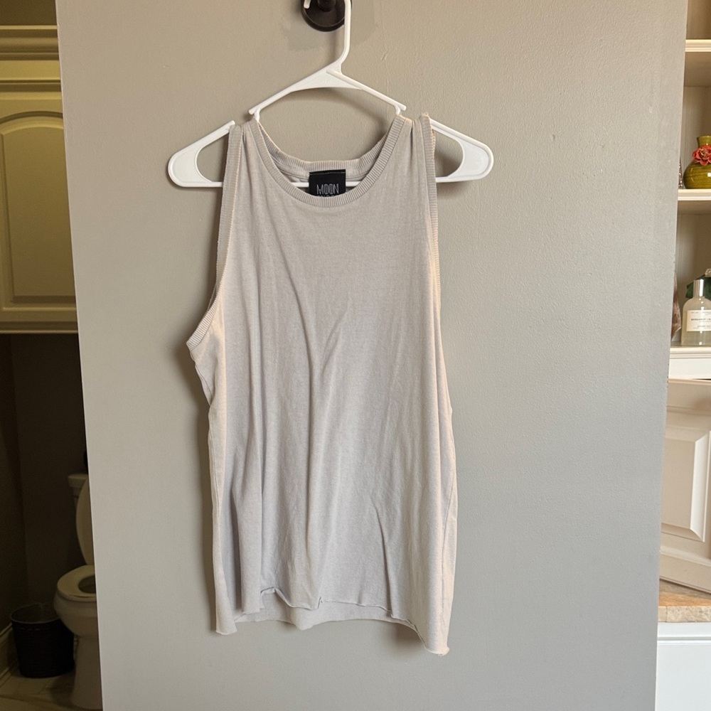 Stylish Light Gray Women's Tank Top